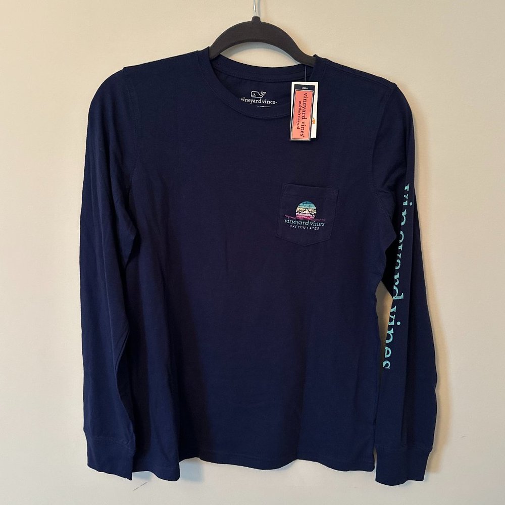 Teen Girls Vineyard Vines Long Sleeved T-Shirt